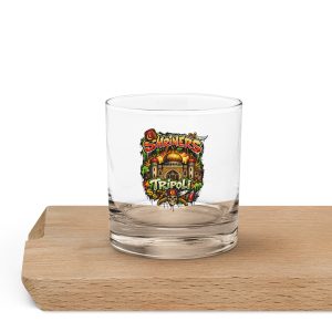 Graffiti Inspired Shriners Rocks glass